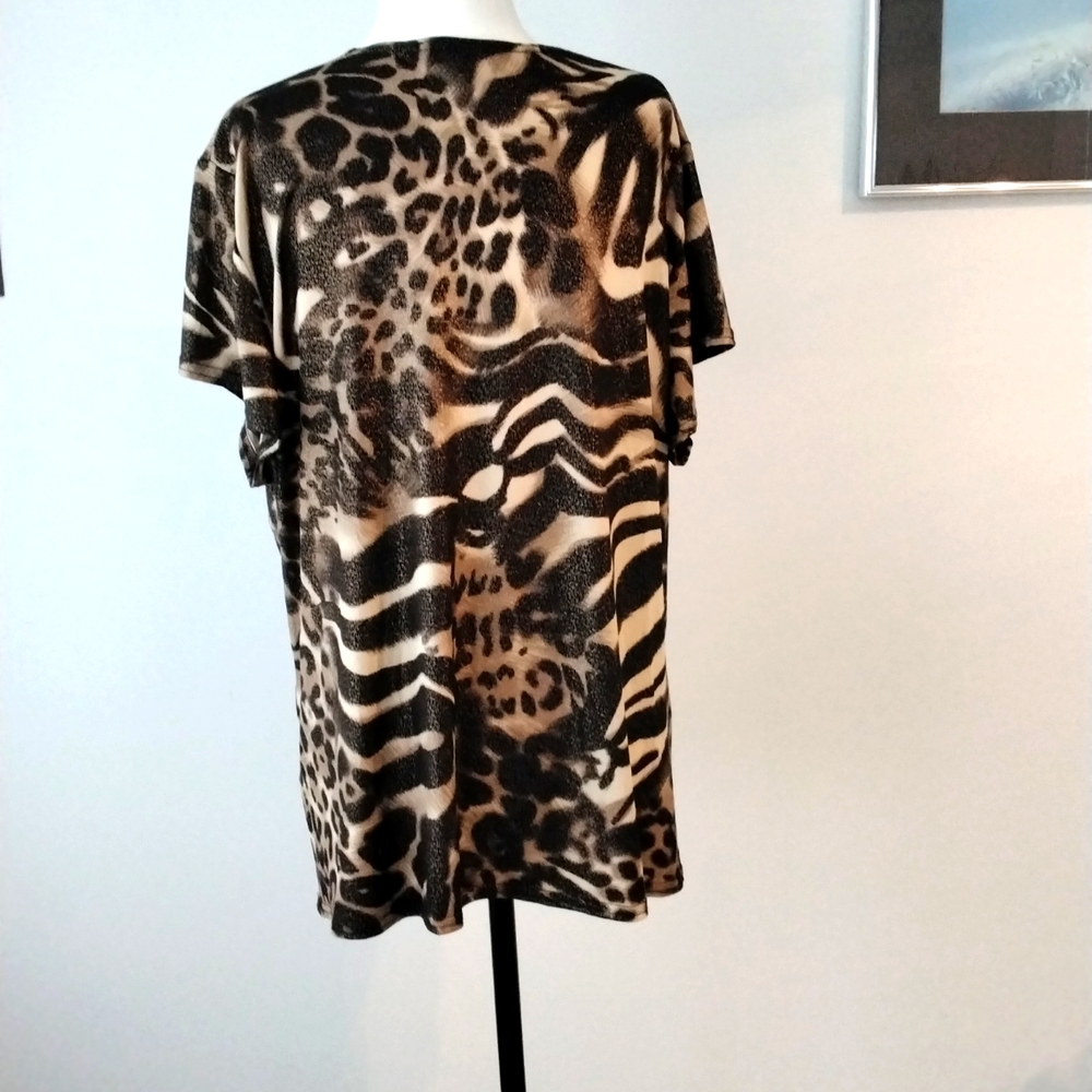 Animal print top by Contempo - Picture 5 of 11